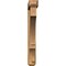 Ekena Millwork Balboa Craftsman Rough Sawn Bracket w/ Offset Brace, Western Red Cedar, 6"W x 46"D x 46"H BKT0604X46X46BOA04RWR - alternate 2